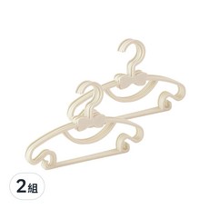 兒童衣架 Set 40, PP材質, 北歐白, 尺寸29.3cm x 16.5cm, 2組