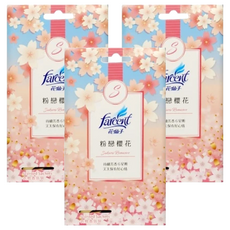 S068花仙子衣物香氛袋 一盒3片, 粉戀櫻花, 60g, 3盒
