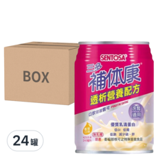 SENTOSA 三多 補体康透析營養配方 優質乳清蛋白飲 香草味 24罐, 240ml
