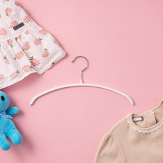 마와 이코노믹 유아 옷걸이 30P, 화이트, 20개
