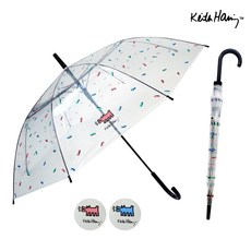 kipling Keith Haring流行專利雨傘透明雨傘
