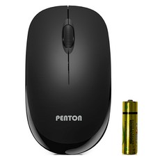 펜톤 컴팩트 무소음 무선 마우스, COMPACT P, 라이트 핑크
