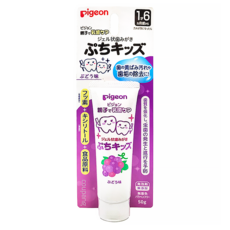 pigeon 貝親 兒童防蛀牙膏 葡萄口味 18個月以上 含氟量 500ppm, 50g, 1條