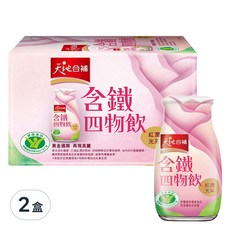 天地合補 含鐵四物飲, 調節生理機能，強化鐵質，添加膠原蛋白、玫瑰果、桂圓、紅棗等滋補成分，維持紅潤氣色, 120ml, 6瓶, 2盒