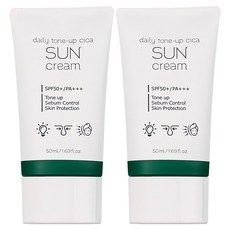프레티 데일리 톤업 시카 선크림 SPF50+ PA+++, 50ml, 2개 50ml, 2개