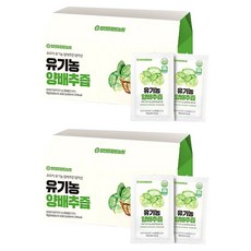 참앤들황토농원 유기농 양배추즙 30p, 80ml, 60개 2개, 2400ml