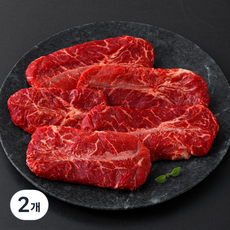 자유방목 호주산 목초 부채살 구이용 (냉장), 2개, 250g 2개, 250g