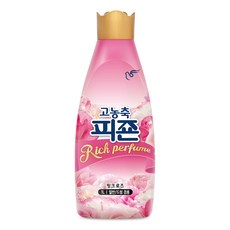 피죤 고농축 리치퍼퓸 섬유유연제 핑크로즈 본품, 1L, 1개