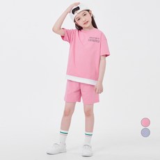 LollyTree 兒童款短袖層次T褲子套裝 BT