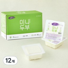 생명물두부 하루한끼 미니두부, 120g, 12개
