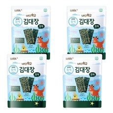LUSOL 海苔，西海岸舒川海苔製造，富含纖維、礦物質、胡蘿蔔素及維生素C, 芝麻, 20g, 4包