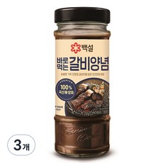 백설 갈비양념, 480g, 3개