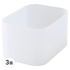 MUJI 無印良品 PP化妝盒, 1/2橫型, 3個