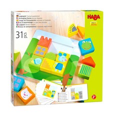 HABA 寶寶拼圖板 動物朋友，適合2歲以上, 1盒, 31pcs