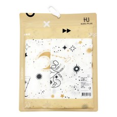 KU.KU Duckbill 酷咕鴨 KUKU PLUS 十二星座紗布澡巾 2入, 100%純棉, 尺寸 30 x 48 cm, 2條, 1包
