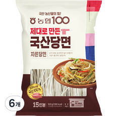 농협100 제대로 만든 자른당면, 300g, 6개