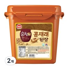 해표 순창궁 콩재래된장, 6.5kg, 2개