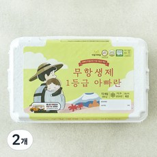 애월아빠들 무항생제 1등급 아빠란, 15구, 2개