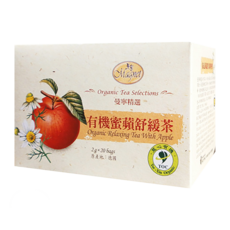 Magnet 曼寧 有機蜜蘋舒緩茶 40公克(2公克x20茶包) 有機花草茶, 2g, 20包, 1盒