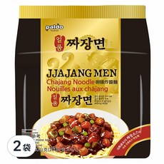paldo 八道 御膳炸醬麵, Q彈麵條 濃郁炸醬 口感絕佳, 200g x 4包入, 8包