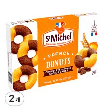 생미쉘 프렌치 초코 마블 도넛, 180g, 2개