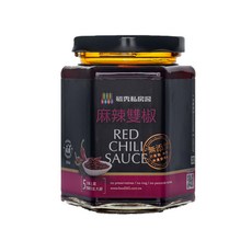 毓秀私房醬 麻辣雙椒 Red Chili Sauce, 無添加防腐劑 無添加味精 素食 純素 VEGAN Product, 250g, 1罐