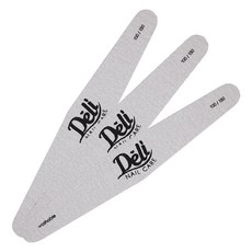 Deli Beauty 指甲磨板 100/150, 混色, 3個