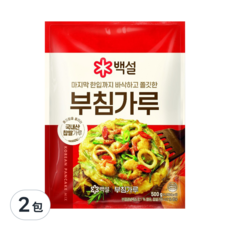 CJ BEKSUL 白雪 韓式煎餅粉, 輕鬆料理泡菜煎餅, 500g, 2包