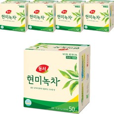 동서 현미녹차 티백, 1.5g, 50개입, 5개