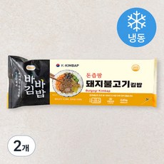 바바김밥 돈즙팡 돼지불고기김밥 (냉동), 2개, 240g 6개, 240g