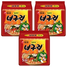 너구리 얼큰한 맛 120g, 15개