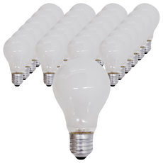 日亞 磨砂燈泡, 60W, 115V, 燈帽 E-27, 磨砂, 25個
