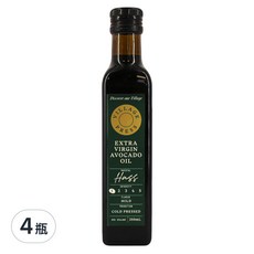 THE VILLAGE PRESS 紐西蘭原裝進口 冷壓初榨酪梨油, 頭等艙指定用油, 250mL, 4瓶