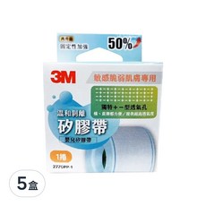 3M 溫和剝離矽膠帶 1吋, 5盒