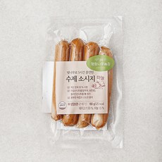 벚나무로 5시간 훈연한 수제 소시지 마늘, 180g, 1개