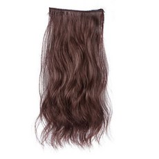 하이유니 히피 펌 볼륨업 헤어뽕 보브컷 붙임 머리 헤어피스 25cm, 다크브라운, 1개