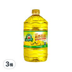 得意的一天 100%純芥花油，採用澳洲非基改初榨芥花原油，不飽和脂肪酸含量高達92%，發煙點高達220℃, 5L, 3桶