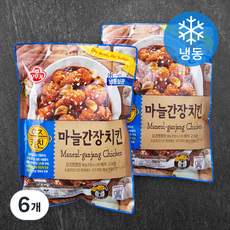 오뚜기 오즈키친 마늘간장치킨 2봉지 (냉동), 580g, 6개