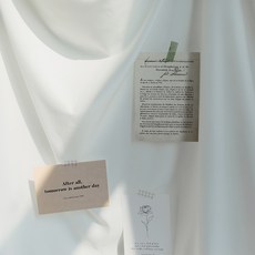 코멧 홈 다양하게 활용하는 고밀도 패브릭 원단, 화이트 - 이미지 3