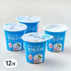 소와나무 입안가득 부드러운 생크림 요거트, 150g, 12개, 1개입