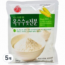 오뚜기 옥수수맛 전분, 300g, 5개