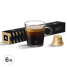 네스프레소 오리지널 바리스타 크리에이션 캐러멜향 캡슐커피, 5g, 10개입, 6개