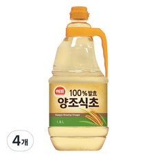 [해표] 양조식초, 1.8L, 4개