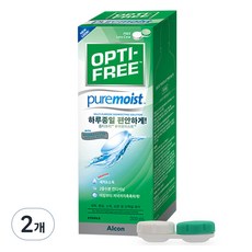 옵티프리 퓨어 모이스트 소프트렌즈 세정액, 300ml, 2개