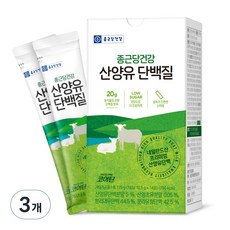 종근당건강 산양유 단백질 파우더 14p, 175g, 3개