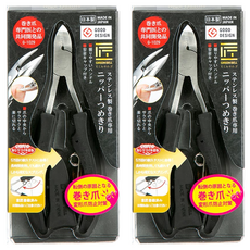 GREEN BELL 綠鐘 Takumino Waza 長彈簧基本趾甲鉗 G-1029, 2個, 銀