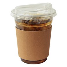 아이엔피 PET 아이스컵 바디 지름 92mm 420ml + 드링킹리드 + 홀더 세트, 25세트