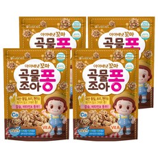 아이배냇 꼬마곡물조아퐁 과자 30g, 곡물맛, 4개