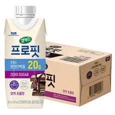 셀렉스 프로핏 완전단백질 드링크믹스 RTD 모카 초콜릿, 250ml, 18개