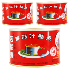 老船長 番茄汁鯖魚, 無添加防腐劑, 台灣製造, 400g, 3罐